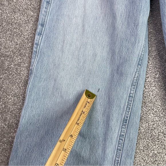 Hollister Jeans Women’s 24 Blue Baggy Wide Leg Ultra High Rise Light Wash Cotton - Picture 2 of 12